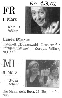 Rheinische Post 1.3.2002