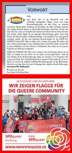 Seite 2 vom Programmheft Queer.Life.Duisburg 2021 Seite 2 vom Programmheft Queer.Life.Duisburg 2021