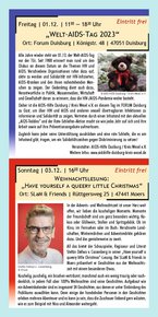 Seite 19 vom Programmheft Queer.Life.Duisburg 2023