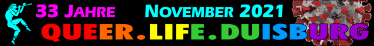 Banner Queer.Life.Duisburg 2021 Banner Queer.Life.Duisburg 2021