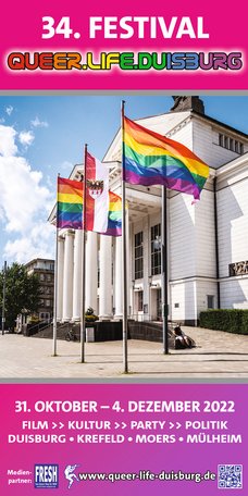 Titelseite Queer.Life.Duisburg 2022 Titelseite Queer.Life.Duisburg 2022