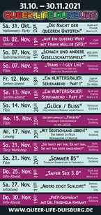 Seite 12 vom Programmheft Queer.Life.Duisburg 2021 Seite 12 vom Programmheft Queer.Life.Duisburg 2021