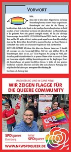 Seite 2 vom Programmheft Queer.Life.Duisburg 2020