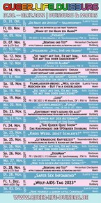 Seite 20 vom Programmheft Queer.Life.Duisburg 2023