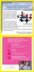 Seite 4 vom Programmheft Queer.Life.Duisburg 2021 Seite 4 vom Programmheft Queer.Life.Duisburg 2021